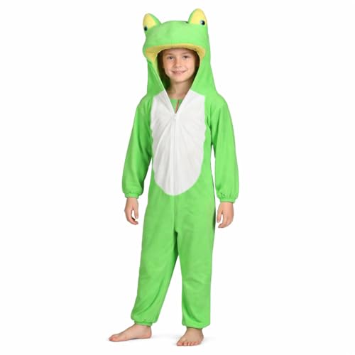 Image of Raj Costume Animal Fancy Dress Costume for Boys & Girls | Hooded Full Body Wildlife Zoo Animal Jumpsuit | Soft Costume for School Function, Fancy Dress, Halloween, Birthday, Cosplay & Role Play