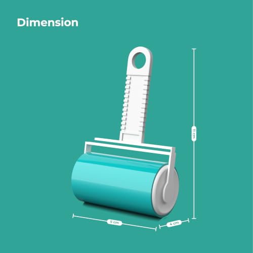 Image of Lifelong Washable Reusable Lint Roller | Pet Hair Remover for Clothes, Sofa,Carpet & Car Seats | Sticky Gel Lint Remover for Dust, Fur, Hair & Crumbs | Portable, Eco-Friendly, No Refills Required