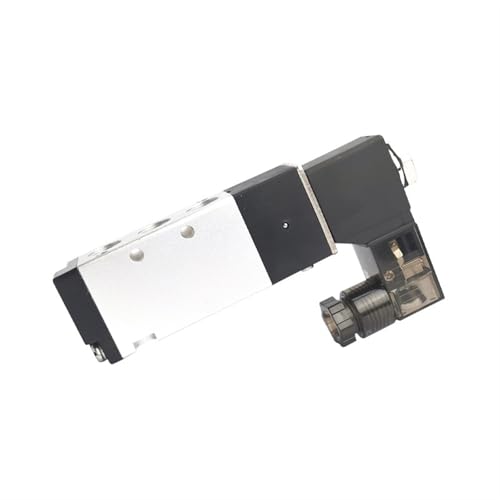 Válvula solenoide de aire 4V110-06 de 5 vías con conector neumático de 8mm AC220V 5