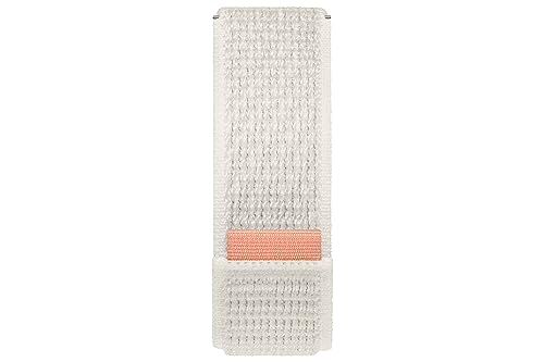 Image of Samsung Galaxy Watch 6, 5, 4 Series Fabric Band, Wide, Nylon Reflective Smartwatch Replacement Strap for Men and Women, One Click Attachment, Medium /Large, ET-SVR94LUEGUJ, Sand