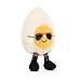 Jellycat Amuseables Boiled Egg Chic Stuffed Toy, Small 5.5 inches - Food Plush - Fun Gift Idea