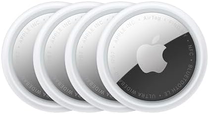 Apple AirTag (2nd Generation) - 4 Pack: Tracker for Keychain, Wal...