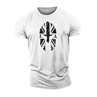 Elevate your workouts with our Spartan Helmet UK Flag Gym T-Shirt. Designed with comfort and style in mind, our Graphic Gym T-Shirt range offers a variety of unique graphic designs that will make a statement during your workout. The snug fit around t...