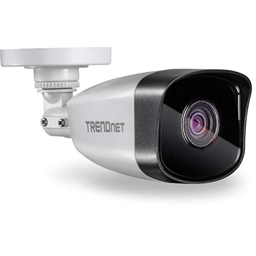 TRENDnet TV-IP324PI Bullet Camera - Cámara para Interior y Exterior (1 MP, 720p, PoE IR NTSC, Color Negro y Blanco)