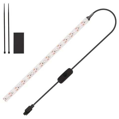 UniTak3D A1 LED Light Strip 24V 270mm Easy Installation High Brightness Light Bar with 780mm Cable ONLY Compatible with Bambulab A1 3D Printer Cover