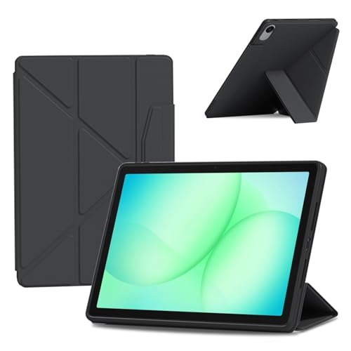 Samsung Galaxy Tab A11 8.7�C���`�p�P�[�X ? �}���`�A���O���X�^���hPU���U�[�\�t�g�J�o�[�A�B���y���V���z���_�[�t���A�X�����Ōy�ʂȔw�ʕی�t�H���I�P�[�X�A�ϏՌ��A���h�~[�u���b�N]