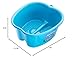 Mantello Foot Bath, Extra Large, Foot Soaking Tub - Pedicure Bowl - Foot Soak Tub (Blue)