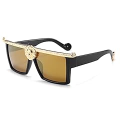 Brown Mirror Lens+gold Frame