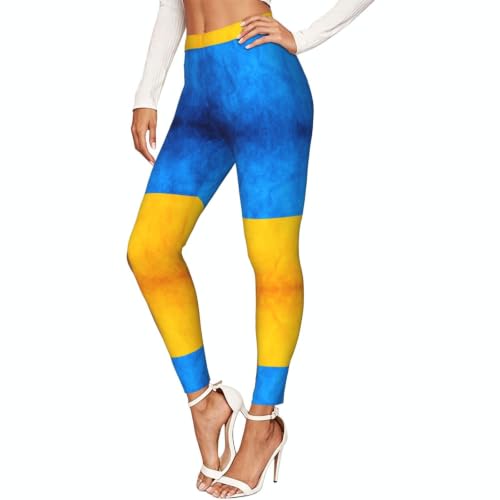 Leggings de Ucrania para mujer con tejido de tacto suave para gimnasio diario