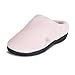ISOTONER Women's Terry Slip On Cushioned Slipper with Memory Foam for Indoor/Outdoor Comfort and Arch Support