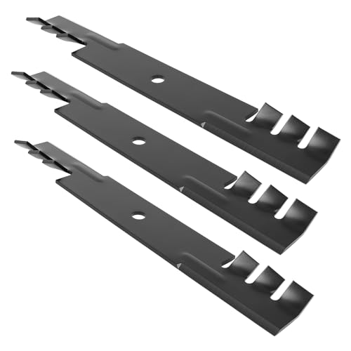 Ecreban 00273100 Mulching Blades Fit for 36 52 Deck Tractor 482878 Mower Blades Fit for Gravely A riens Lawn Mowers Replace for Ex Mark 1-633482 Scag 482462 Bad Boy 038-3000-00 3 Pack