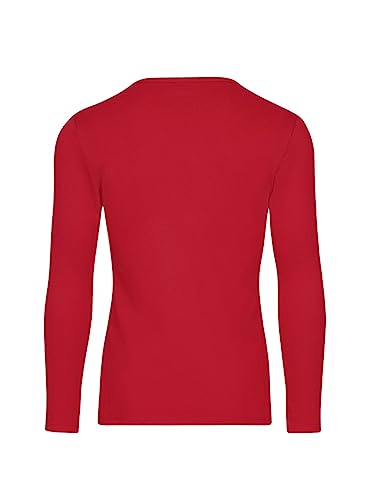 Trigema Mädchen Langarmshirt 202501, Rot (kirsch 036), 140