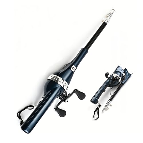 Folding Fishing Pole & Reel Combo