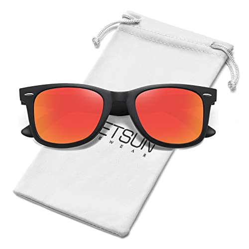Image of MEETSUN Polarized Sunglasses for Women Men Classic Retro Square Frame Driving Sun Glasses UV Protection