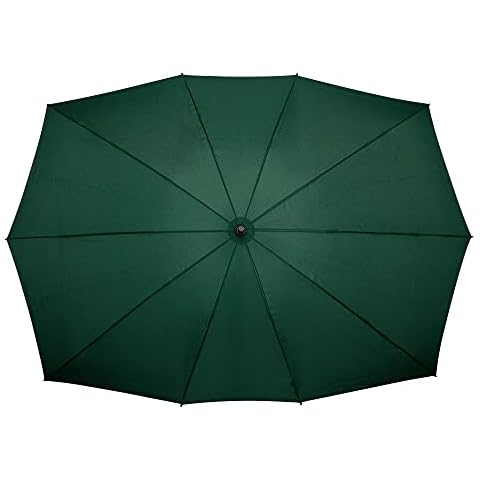 Paraguas Grande XXL 2 Personas Mujer Hombres Robusto Maxi verde de VON LILIENFELD Cover