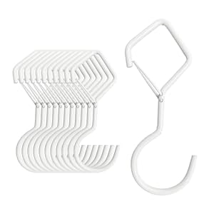 Mogadee MOG-001 S-Haken Weiß 10 Stück