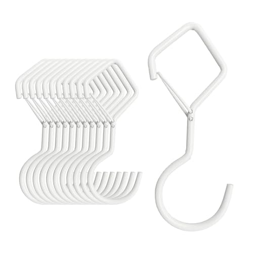 Mogadee MOG-001 S-Haken Weiß 10 Stück