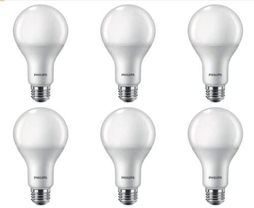 PHILIPS 554469 A21 LED (6-Pack) Sleep Aid 100 Watt Replacement Bulb 1500 Lumen Soft Night Light, Blue Blocking Sleep Bulb 2700K Great for Reading & Healthy Sleep 16.6W = 100W E26 Medium Screw Base PHILIPS 554469 A21 LED (6-Pack) Sleep Aid 100 Watt Replacement Bulb 1500 Lumen Soft Night Light, Blue Blocking Sleep Bulb 2700K Great for Reading & Healthy Sleep 16.6W = 100W E26 Medium Screw Base