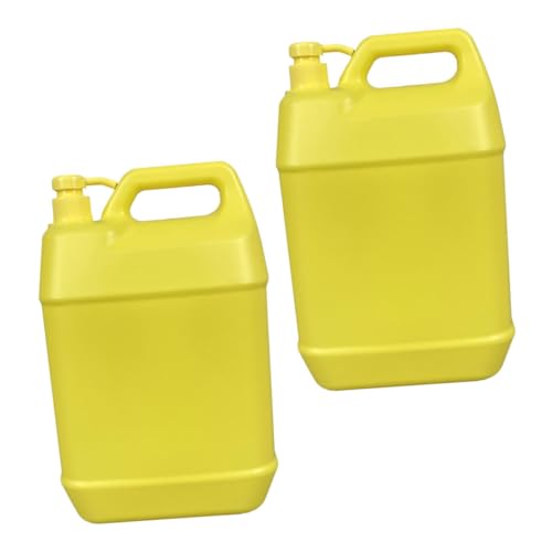 PATKAW 2 Piezas Botella de jabón para Platos Botella Reutilizable Bath lavajillas pequeña Botella de Bomba Golpe rociar Botella de champú de Lavado Botella de Mano el plastico Yellow
