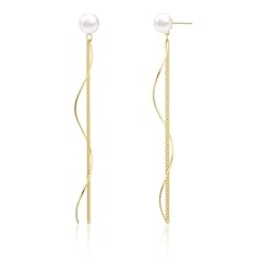 pearl dangle earring