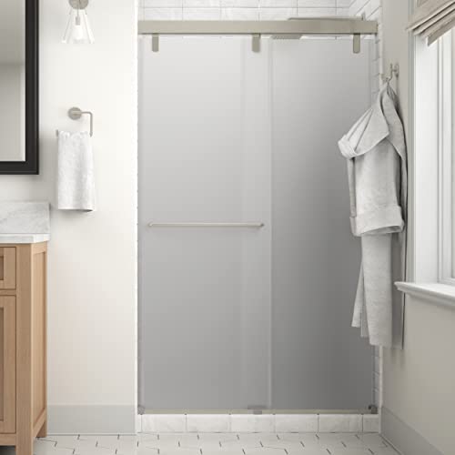 Delta Smcn486-Nik-R Classic Sliding Shower Door, Brushed Nickel #TOP5