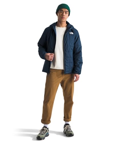 Image of THE NORTH FACE Men's Junction Insulated Hoodie | Water Resistant With Heatseeker Insulation, 3-piece Hood & Zip Pockets