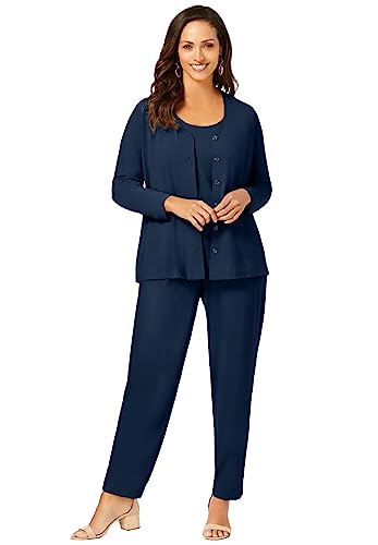 Jessica London Women's Plus Size Stretch Knit 4-Piece Wardrober -
