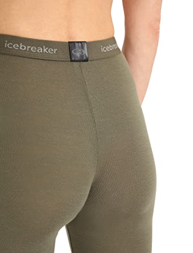 Icebreaker Merino Women’s 175 Everyday Winter Leggings, 100% Merino Wool Base Layer - Soft, Stretchy Thermal for Women - Premium Snow Clothes and Cold Weather Gear for Women - Loden Green, X-Large4