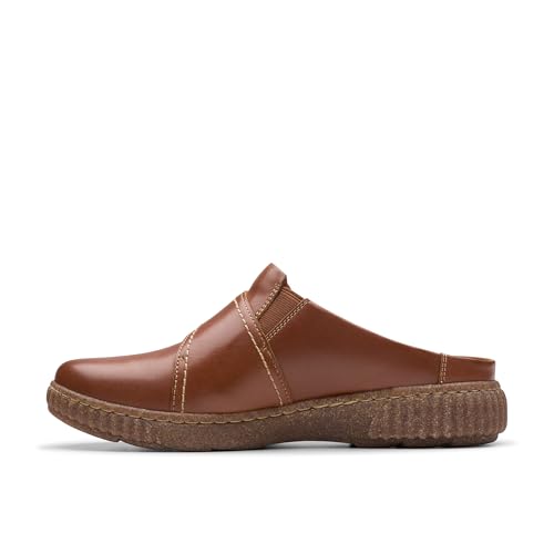 Clarks Collection Women's Caroline Bay Mule, Tan Leather, 5.5 Medium US - image 3