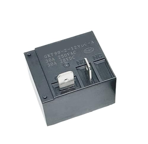 Relé de 4 pines GKT90-2-12VDC-A componente electronico T91A-30A de 12v