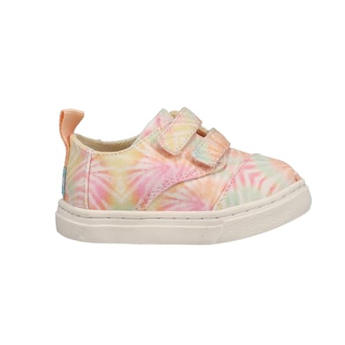 TOMS Kids Girls Cordones Cupsole Tie Dye Double Strap Slip On Sneakers Shoes Casual - Pink2