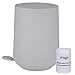 Produktbild Zone Denmark Nova Pedaleimer Mülleimer Kosmetikeimer Badeimer Treteimer 5 Liter Gull Grey grau inkl 1 Rolle Beutel