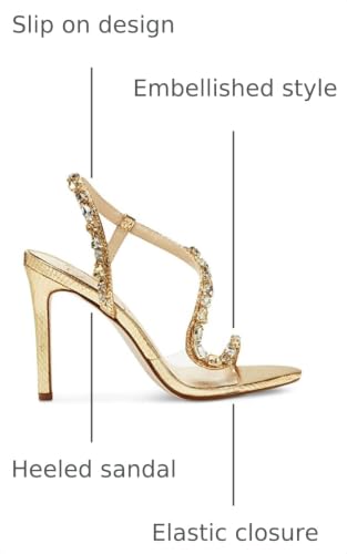 Image of Jessica Simpson Jaycin Embellished Heeled Sandals