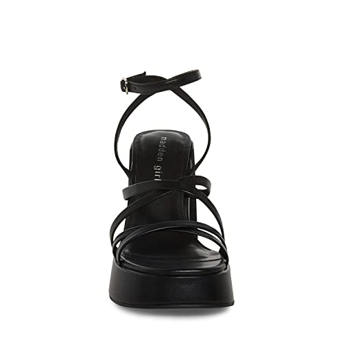 Madden Girl Women's Acess Heeled Sandal, Black Paris, 8 #TOP28