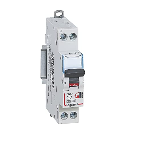 Disjoncteur Legrand DNX³ 2A 230V 3000A courbe C pour tableau électrique