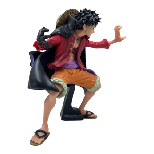Image of Lefan Luffy Action Figure Limited Edition Anime Kungfu Luffy Collectible Figurine Lightweight Durable PVC Model Home Decor, Office Desk Study Table Car Dashboard Gift for Anime Fans