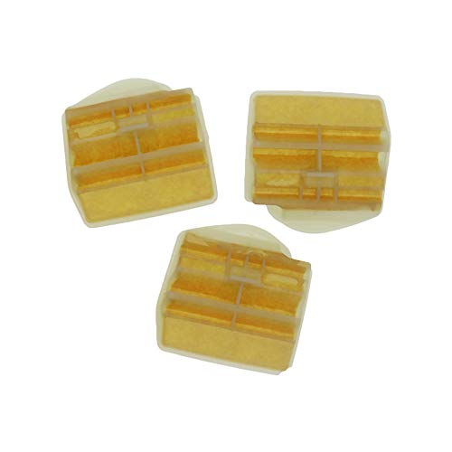 MamimamiH Air Filter for Husqvarna 445 445E 450 450E Engine Lawn Mower Air Cleaner 537009301 (Qty 3, Fleece)