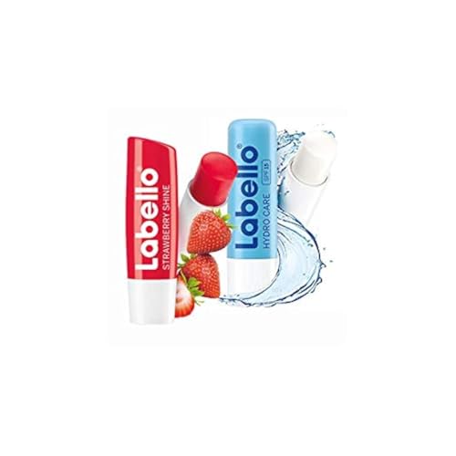 Labello- Strawberry Shine and Hydro Care 4 pack