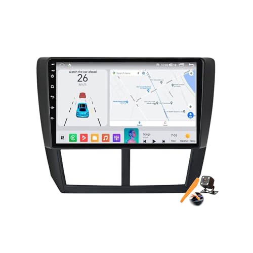 Coche 2 DIN Estéreo Android 15.0 Pantalla 9'' para Forester 2007-2013