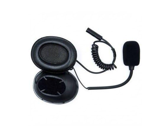 Zero Noise Kit de Casco con Radio para cascos Jet con conector Nexus de 4 pines y micrófono flexible