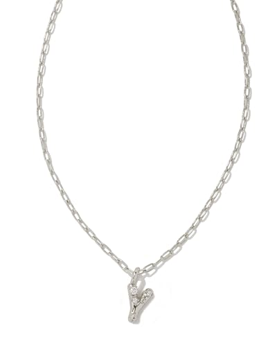 Kendra Scott Crystal Letter O Short Pendant Necklace