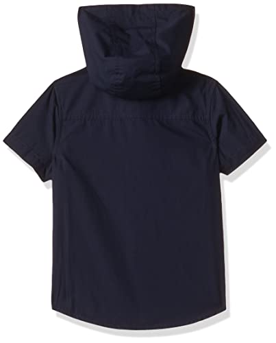 Image of Amazon Brand - Symbol Boys 100% Cotton Hooded Casual Shirt | Half Sleeves | Regular Fit | Age 2-7 Years