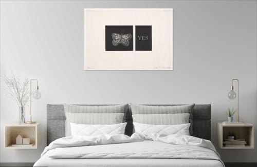 Impression sur toile Kiki Smith Oui 76x101 cm pour décoration murale