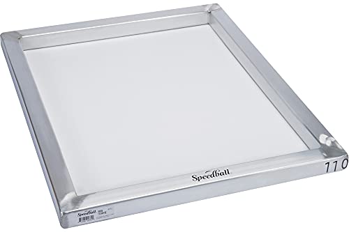 Speedball Aluminum Screen Printing Frame, 20 X 24 inches, 110 Mesh Count, White (004770)