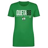 500 LEVEL Neemias Queta Boston Celtics Shirt for Women - Neemias Queta Boston Celtics Elite WHT (Kelly Green, Small)