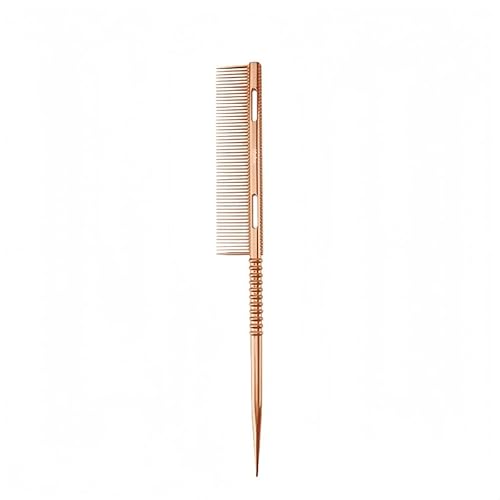 Aluminium Rat Tail Comb for Hair Cutting & Parting, Professional Barber Salon Styling Tool