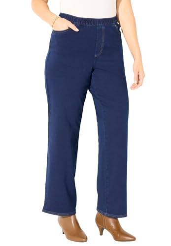 Catherines Women's Plus Size The Wide Leg Knit Jean