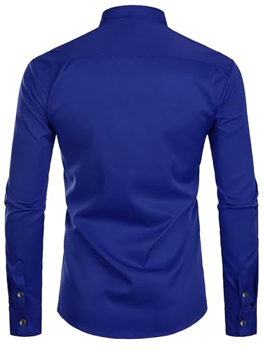 Image of Men's Slim Fit Beige Color Cotton Blend Casual Shirt