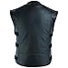 Mufimex, Herren Motorrad Lederweste Gladiator Biker Kutte MF110 (DE/NL/SE/PL, Alphanumerisch, 4XL, Regular, Regular, Schwarz)
