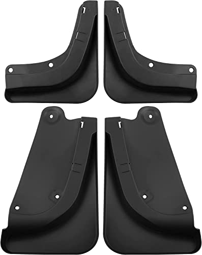 Image of For Tesla Model Y Mud Flaps Splash Guards No Need to Drill Holes 2021 2022 2023 Upgraded (Set of Four) Model Y Fender Mud Guard Accessories